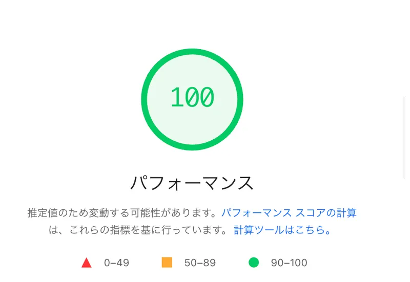 100点満点